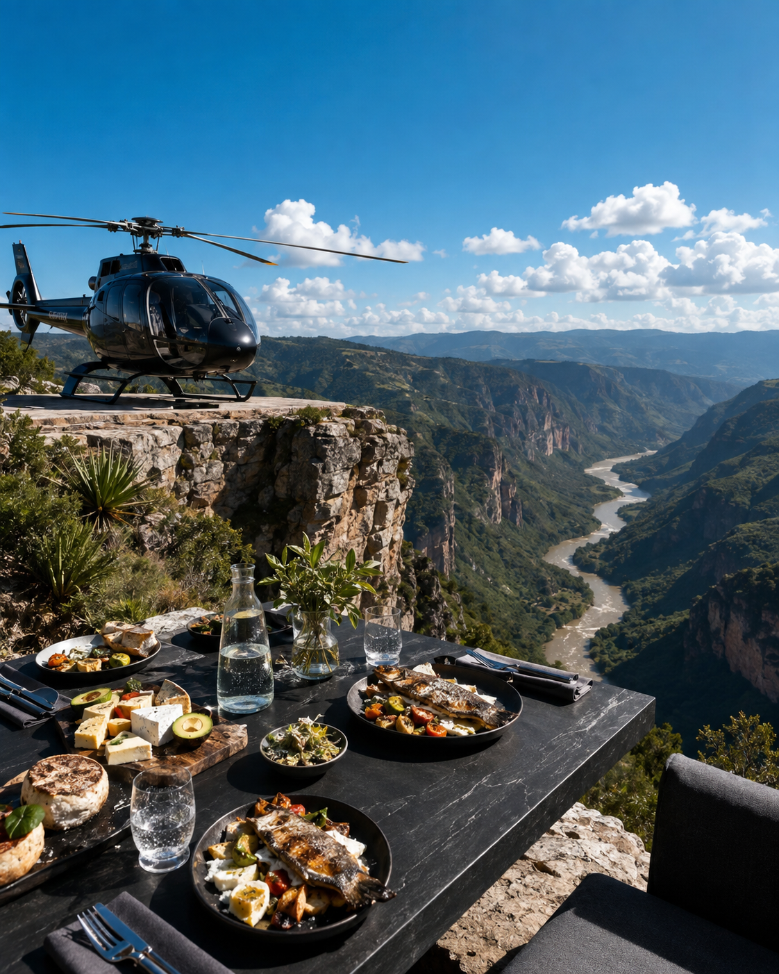 THE DAILY DROP: The Santander Table (Lunch Above the Suárez Canyon)🍽️🇨🇴🌄