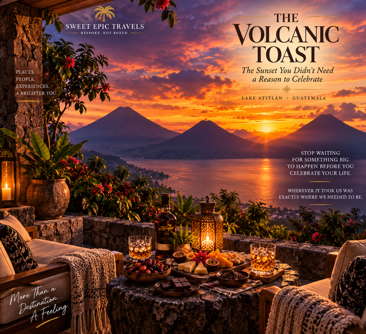 THE DAILY DROP: The Volcanic Toast (The Sunset You Didn't Need a Reason to Celebrate)