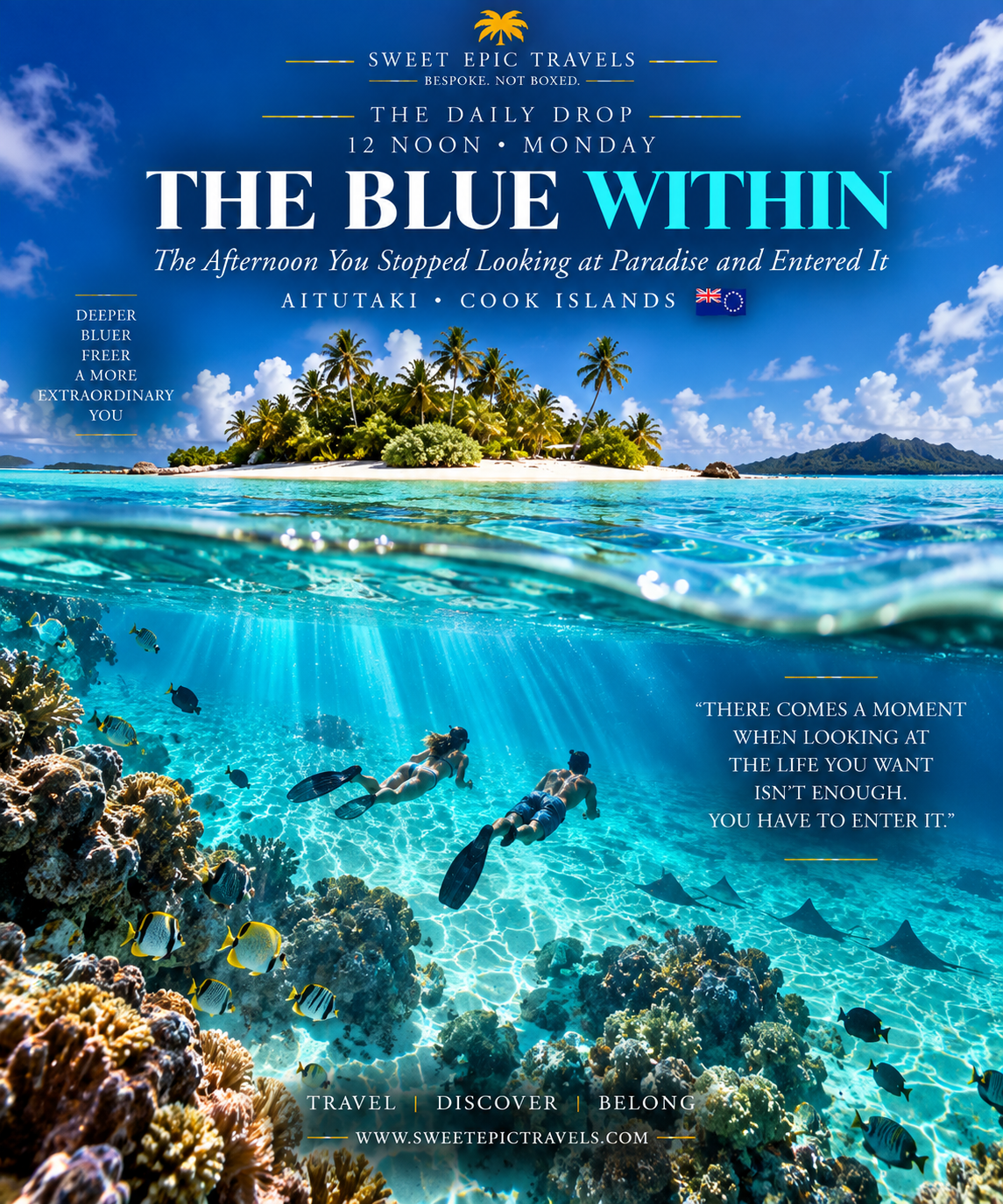 THE DAILY DROP: The Blue Within (Immersion in Earth's Purest Lagoon)