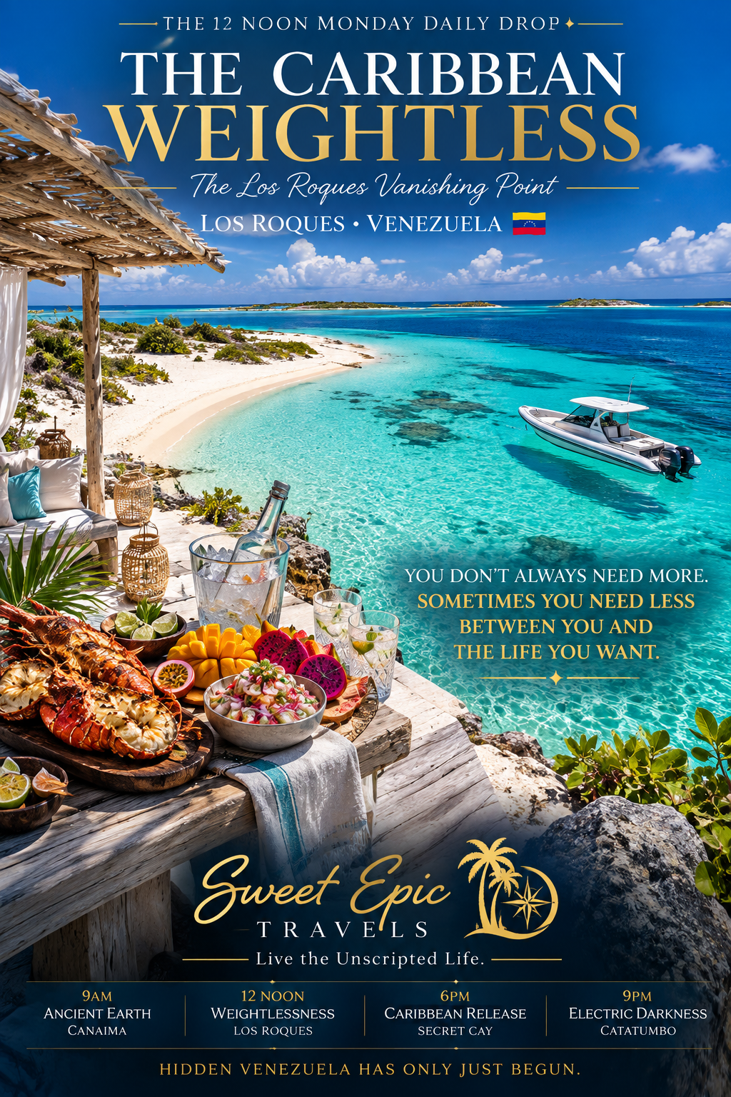 THE DAILY DROP: The Caribbean Weightless (Midday Immersion in Los Roques)