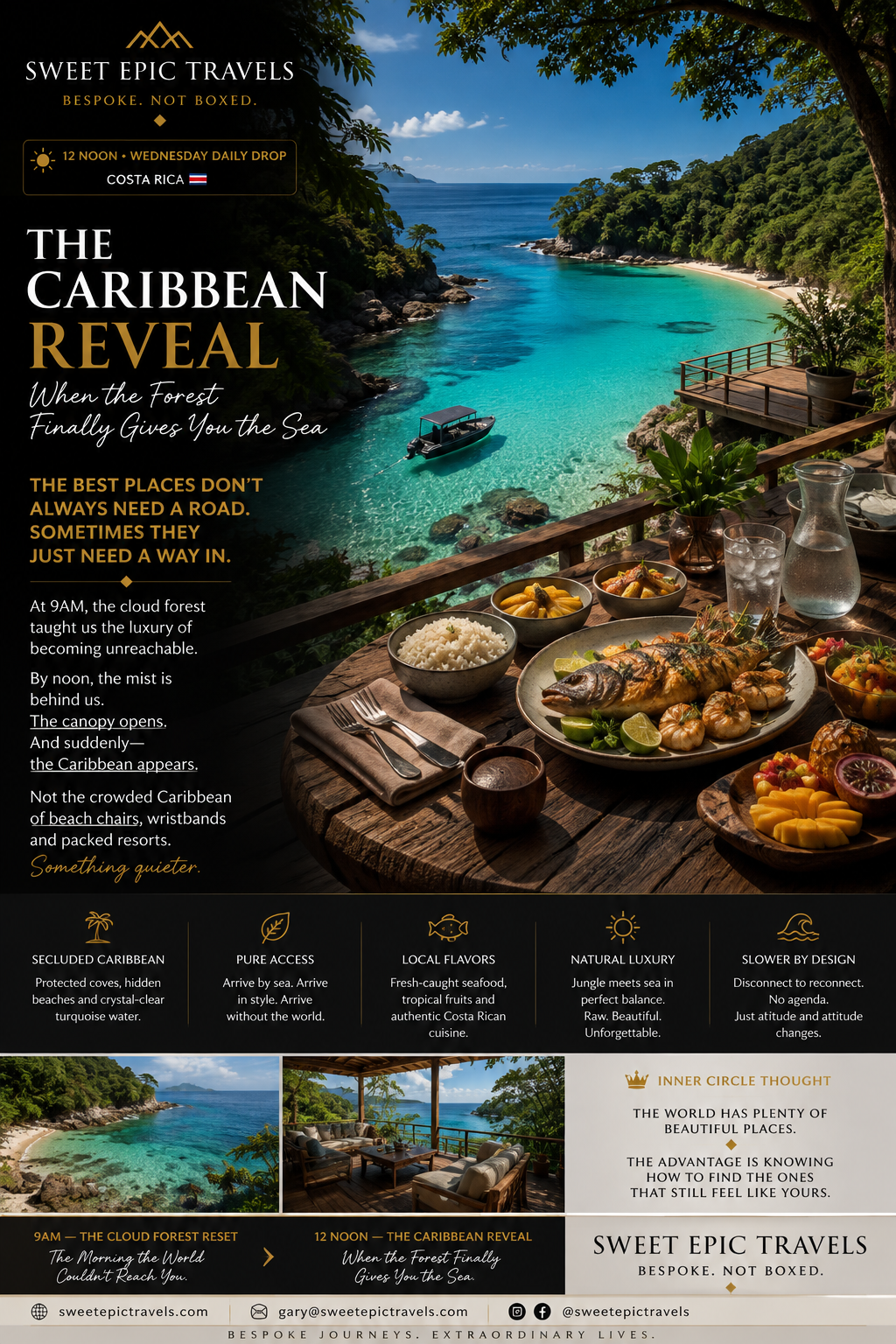 THE DAILY DROP: The Caribbean Reveal (When the Forest Finally Gives You the Sea)
