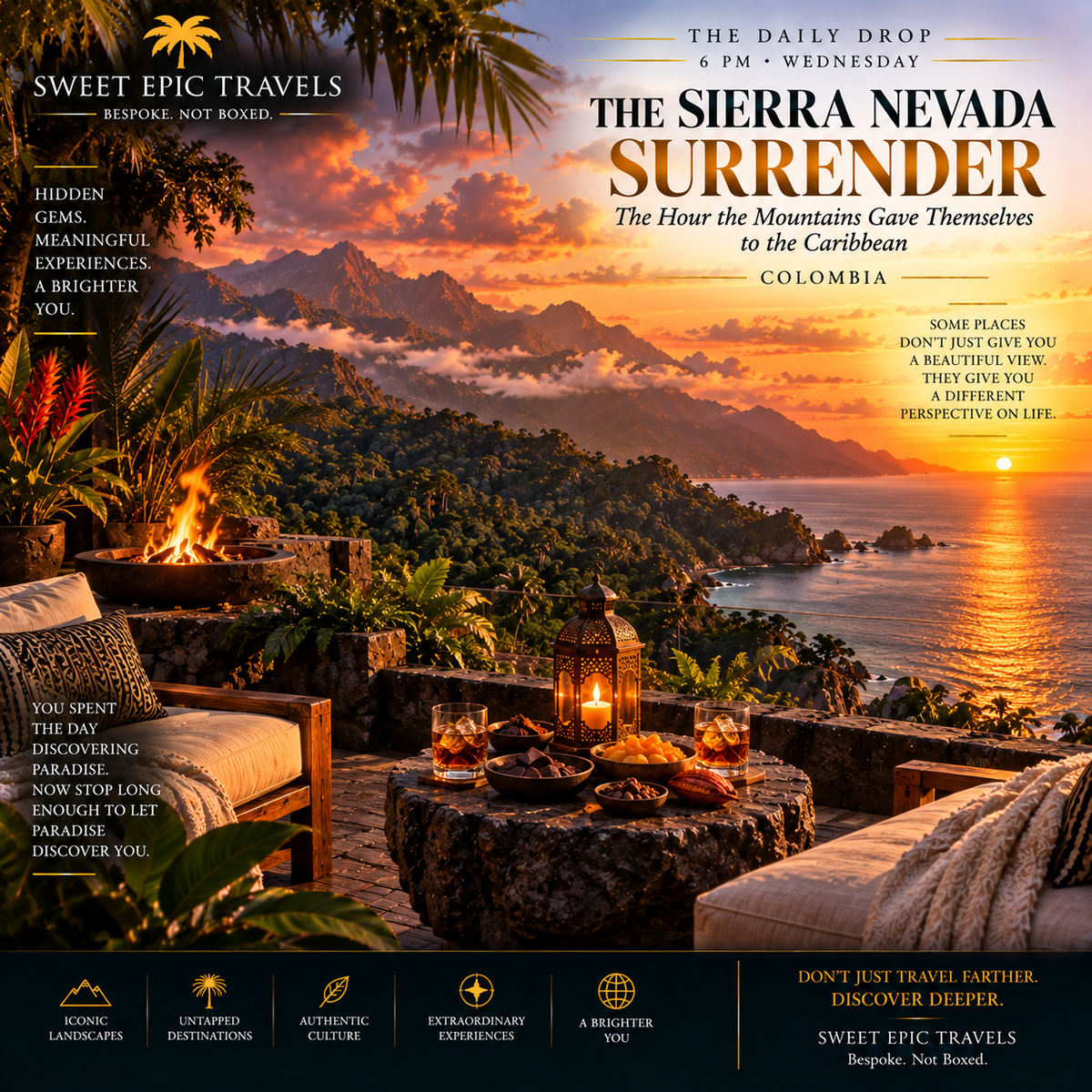 THE DAILY DROP: The Sierra Nevada Surrender (The Hour the Mountains Gave Themselves to the Caribbean)