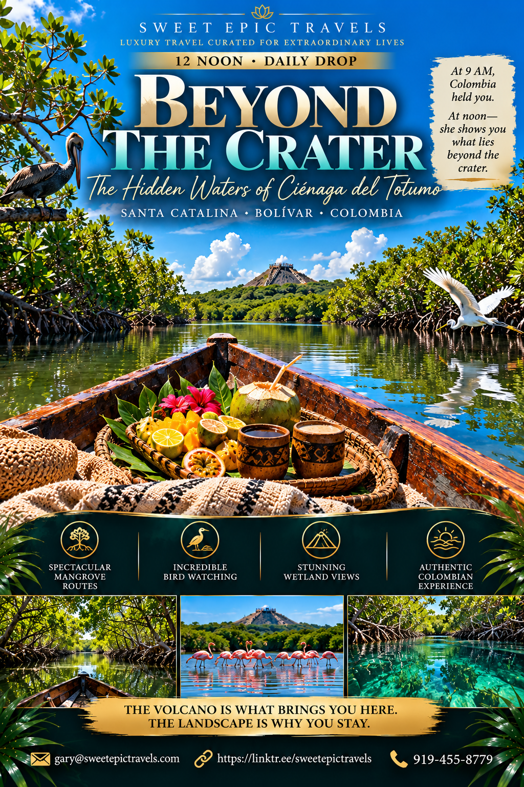THE DAILY DROP: Beyond The Crater (The Hidden Waters of Ciénaga del Totumo)