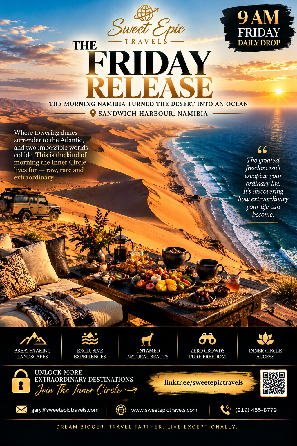 THE DAILY DROP: The White Ocean of Sand (The Morning the Desert Walked Into the Atlantic)