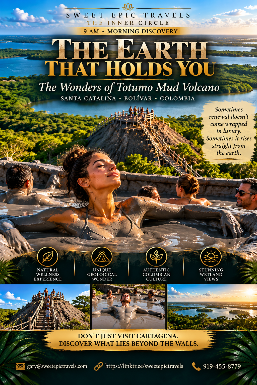 THE DAILY DROP: The Earth That Holds You (The Wonders of Totumo Mud Volcano)