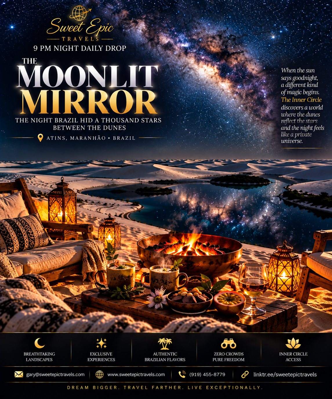 THE DAILY DROP: The Celestial Dunes (The Night the White Sands Mirrored the Milky Way)