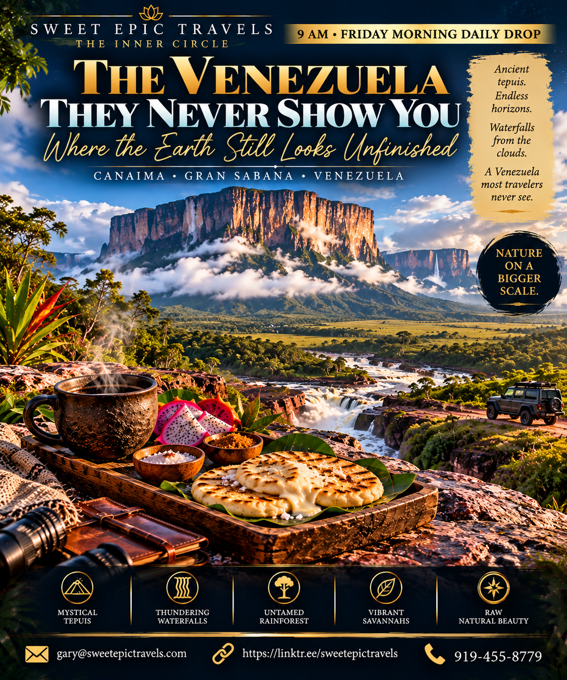 THE DAILY DROP: The Venezuela They Never Show You (Where the Earth Still Looks Unfinished)