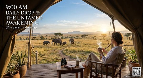 9:00 AM DAILY DROP 🐘 THE UNTAMED AWAKENING (The Savanna Morning)
