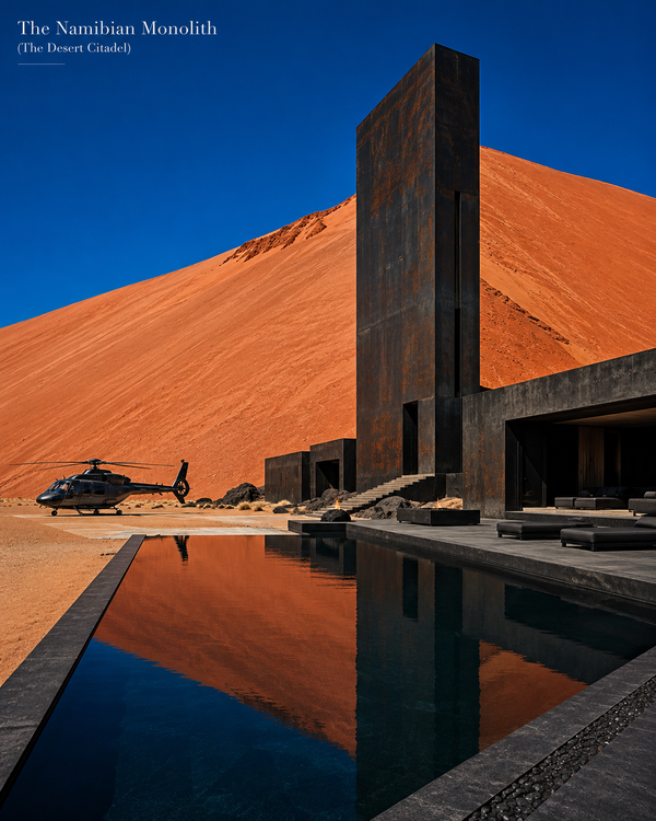 THE DAILY DROP: The Namibian Monolith (The Desert Citadel)