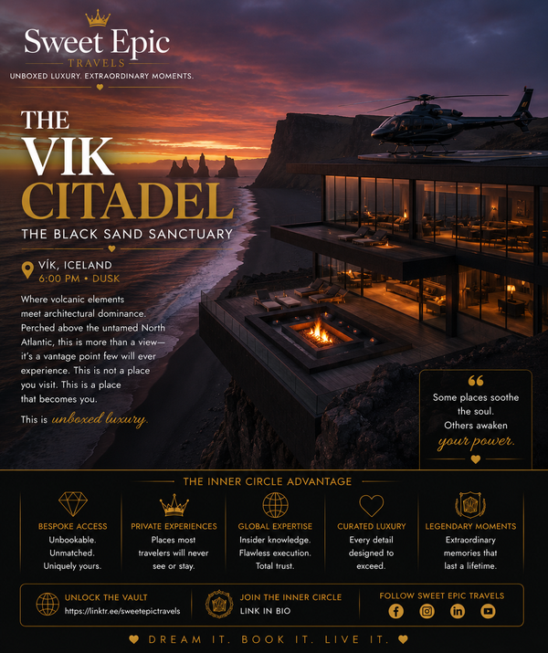 THE DAILY DROP: The Vik Citadel (The Black Sand Sanctuary)
