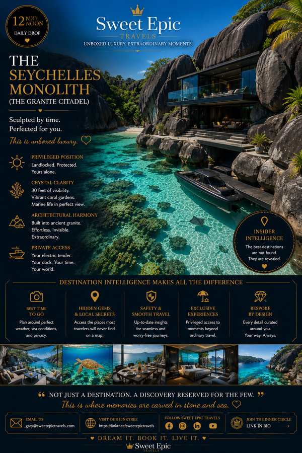 THE DAILY DROP: The Seychelles Monolith (The Granite Citadel)