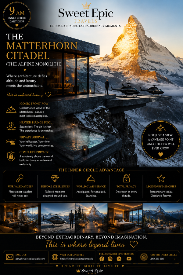 THE DAILY DROP: The Matterhorn Citadel (The Alpine Monolith)