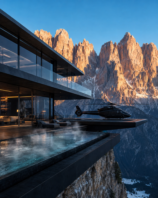 THE DAILY DROP: The Dolomites Monolith (The Alpine Wall Citadel)