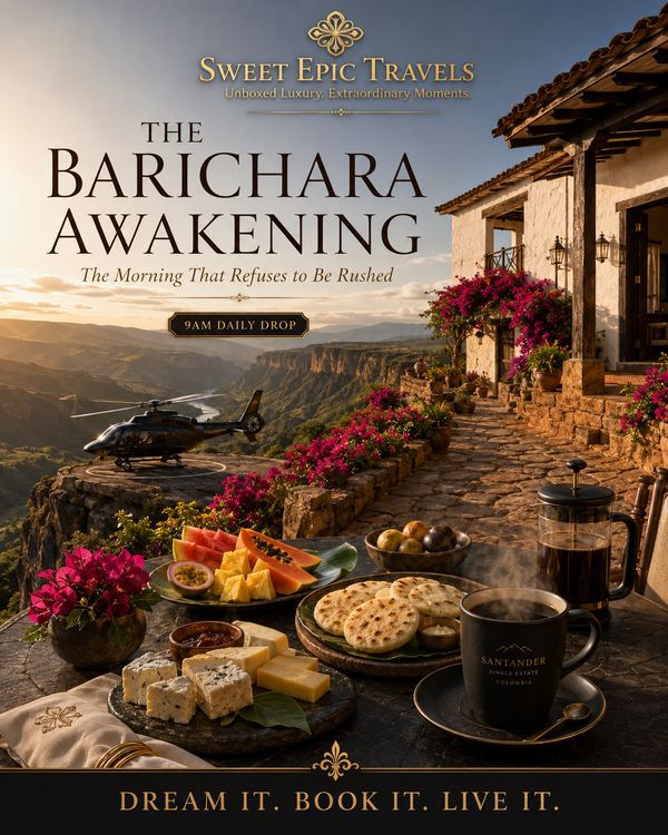 THE DAILY DROP: The Barichara Awakening (The Morning That Refuses to Be Rushed)
