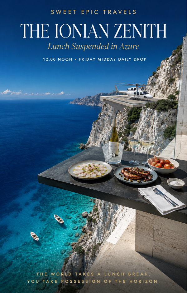 THE DAILY DROP: The Ionian Zenith (Lunch Suspended in Azure