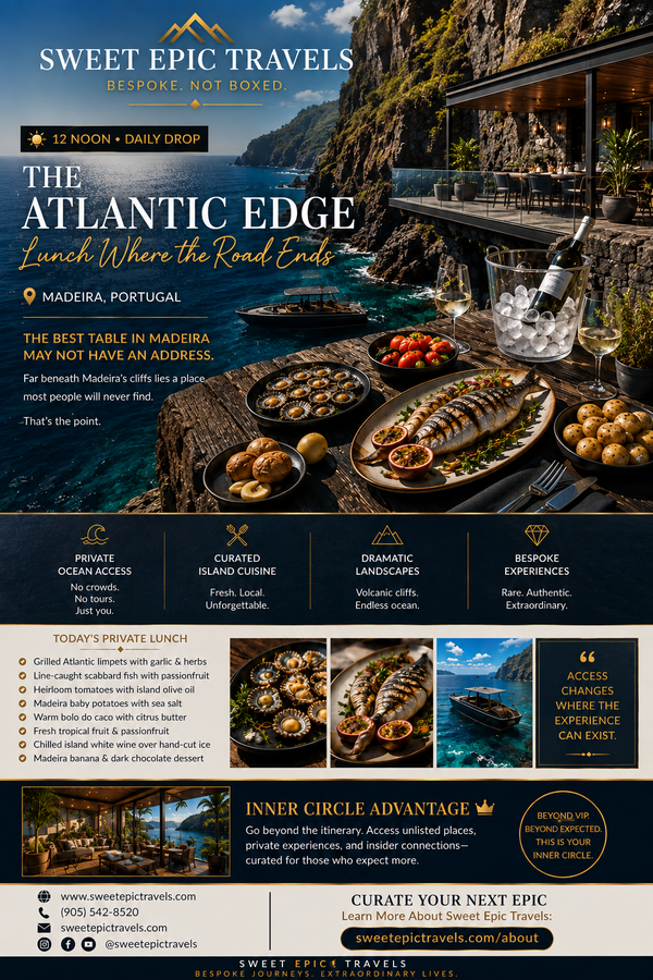 THE DAILY DROP: The Atlantic Edge (Lunch Where the Road Ends)