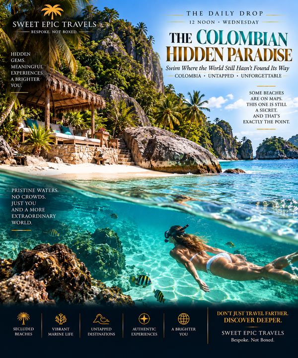 THE DAILY DROP: The Emerald Cove (Swimming in Colombia’s Lost Caribbean Sanctuary)