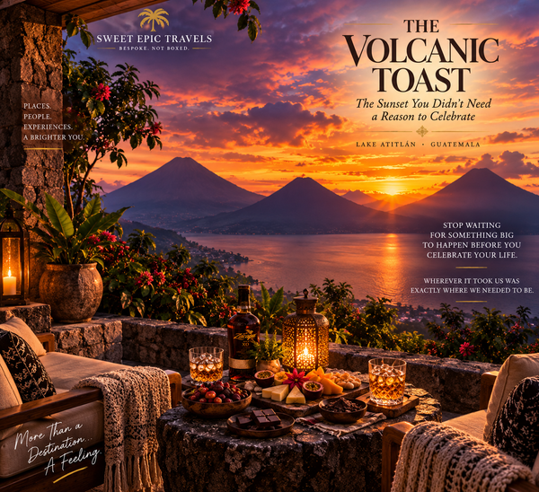 THE DAILY DROP: The Volcanic Toast (The Sunset You Didn't Need a Reason to Celebrate)