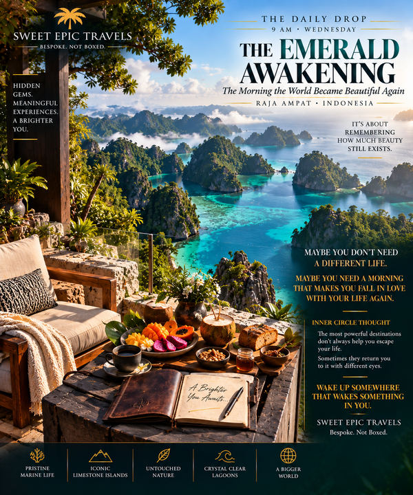 THE DAILY DROP: The Emerald Awakening (The Morning the World Became Beautiful Again)
