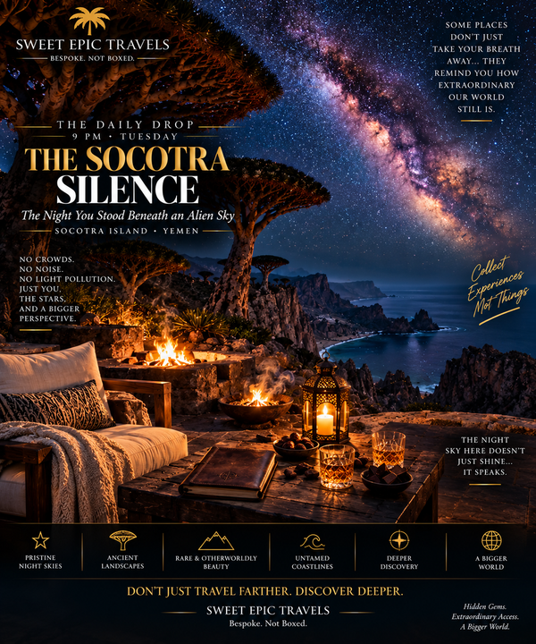 THE DAILY DROP: The Socotra Silence (The Night You Stood Beneath an Alien Sky)