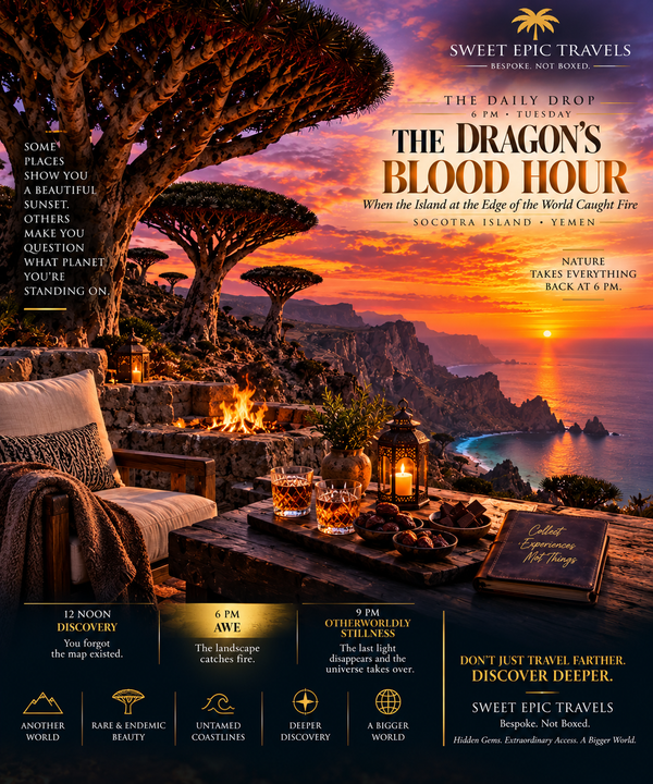 The Dragon’s Blood Hour (When the Island at the Edge of the World Caught Fire)