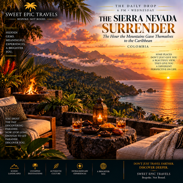 THE DAILY DROP: The Sierra Nevada Surrender (The Hour the Mountains Gave Themselves to the Caribbean)