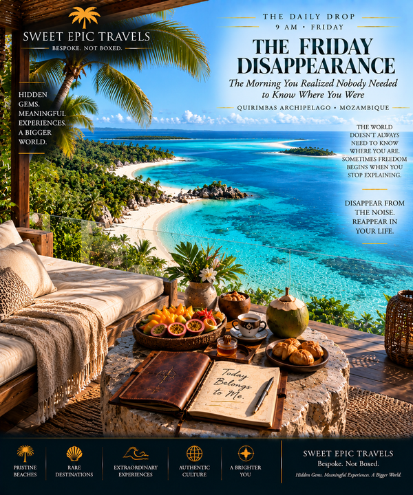 THE DAILY DROP: The Friday Disappearance (The Morning You Realized Nobody Needed to Know Where You Were)