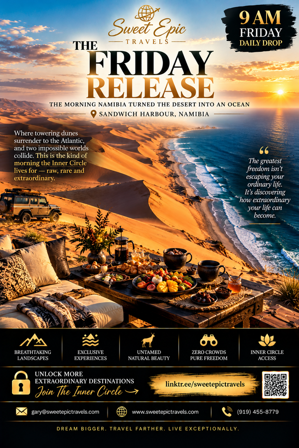 THE DAILY DROP: The White Ocean of Sand (The Morning the Desert Walked Into the Atlantic)
