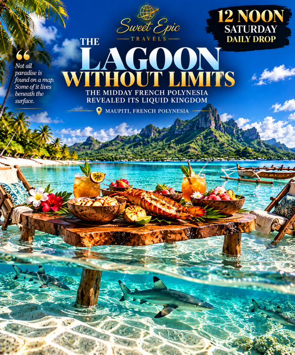 THE DAILY DROP: The Polynesian Reef Table (Lunch Ankle-Deep in Thirty Shades of Blue)