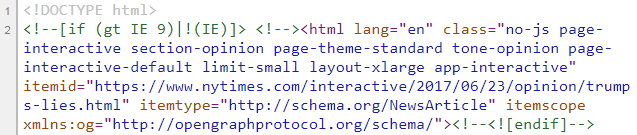 Screenshot of the source