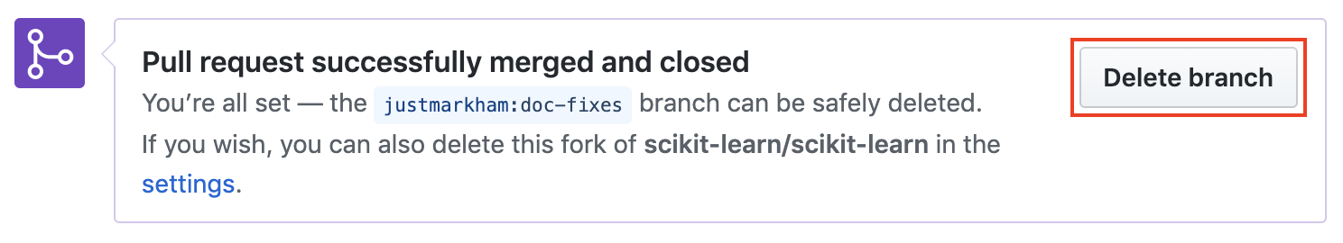 Pull request has been merged