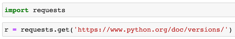 Python code to read the web page