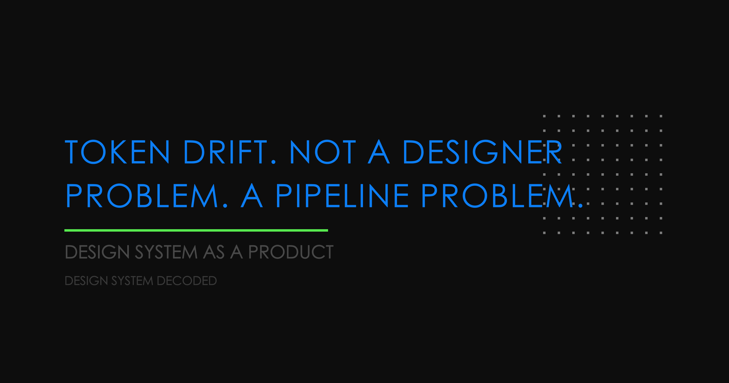 Token Drift: The Silent System Killer