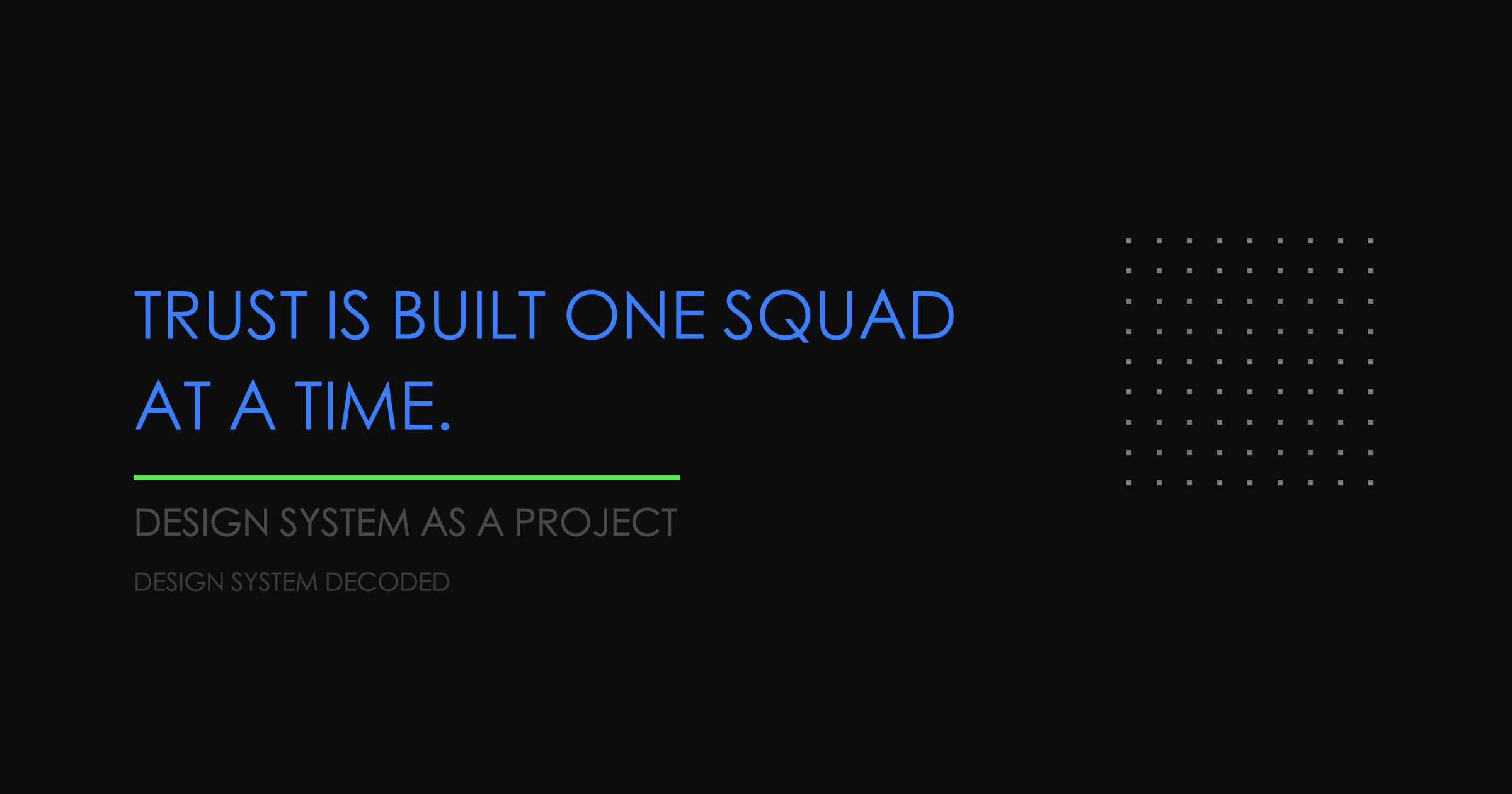 The Pilot Phase