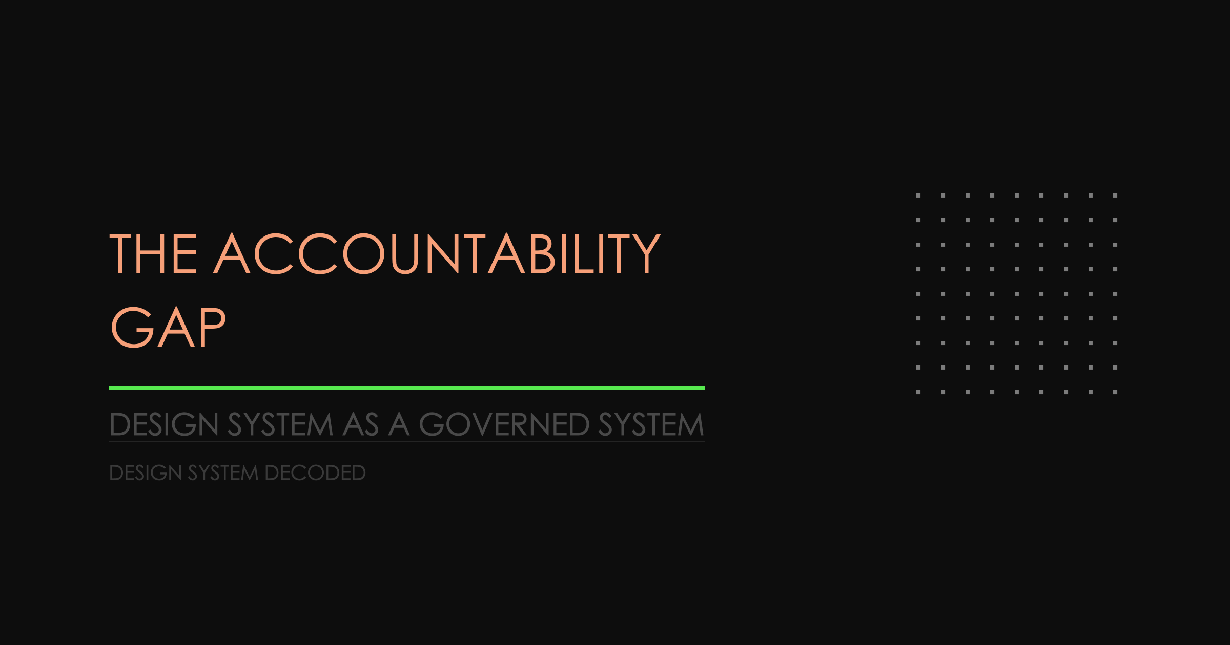 The Accountability Gap