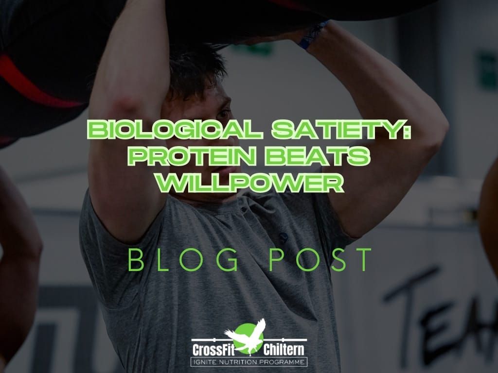 Biological Satiety: Protein beats willpower