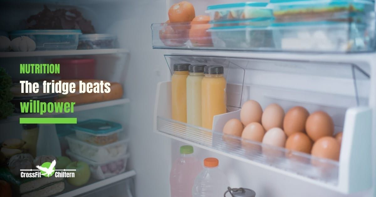 The Sunday Shop — Why What's in the Fridge Beats Willpower Every Time