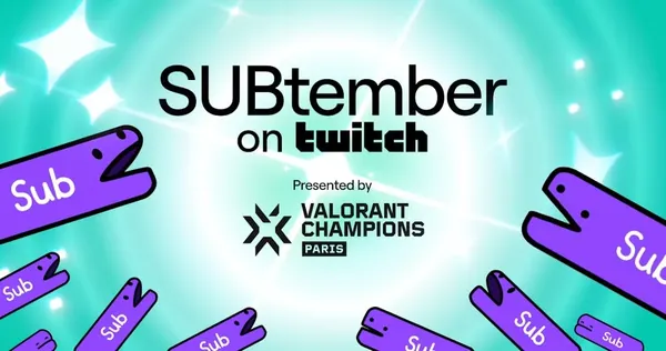 Illustration officielle "Subtember on Twitch présented by Valorant Champions Paris"