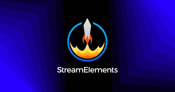 Logo streamelements (une fusée dont la traîne s'affiche dans un cercle)