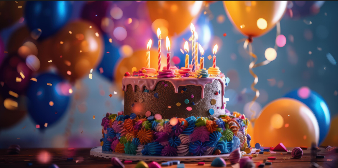 a birthday cake