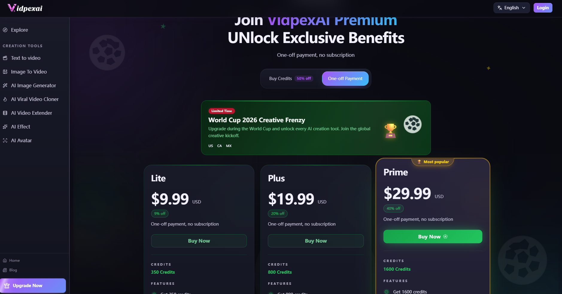 https://www.vidpexai.com/pricing