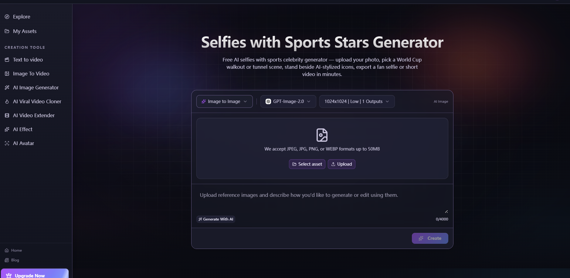 https://www.vidpexai.com/selfies-with-sports-stars-generator