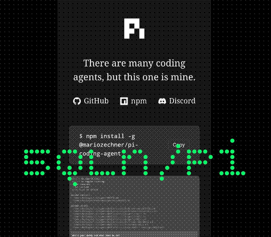 5QLN Agent running inside Pi for coding agent (pi.dev)