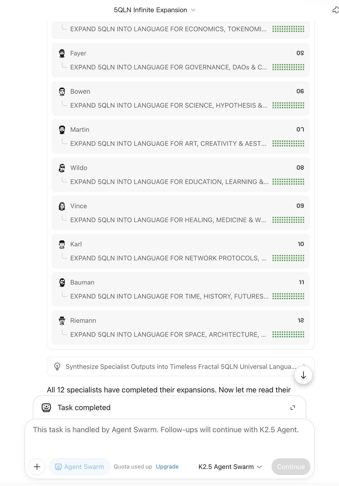 00-Kimi K2.5 Agent Swarm - 5qln self evolution