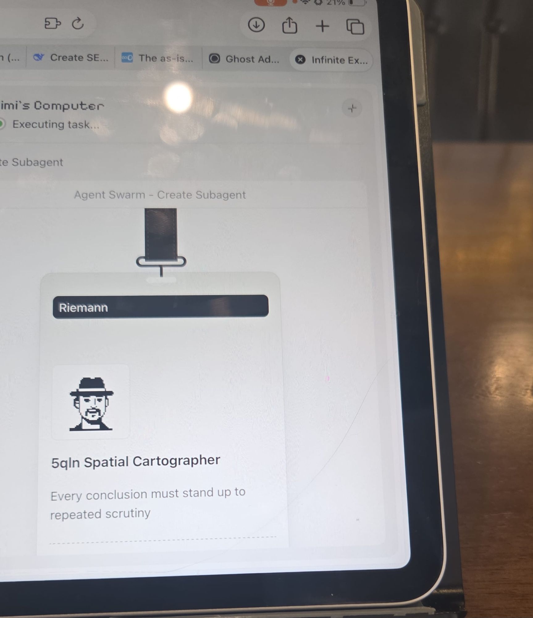 Manus take on Kimi's attempt to self-evolve 5qln
