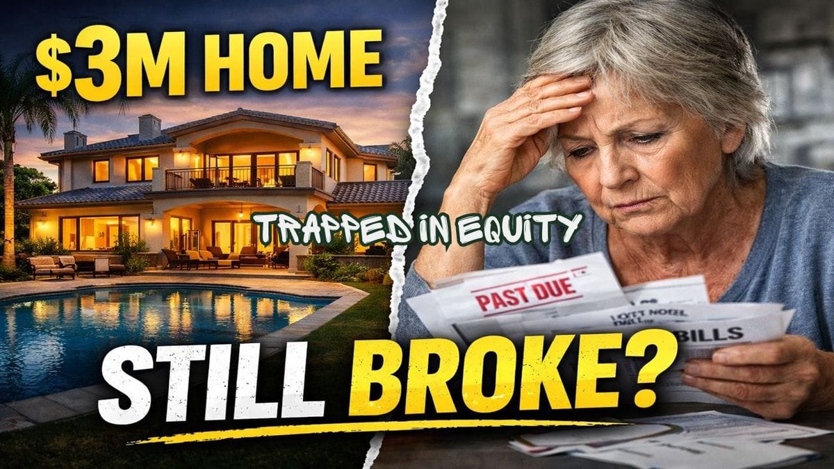 🏡 Why California Seniors Feel Broke in Million-Dollar Homes