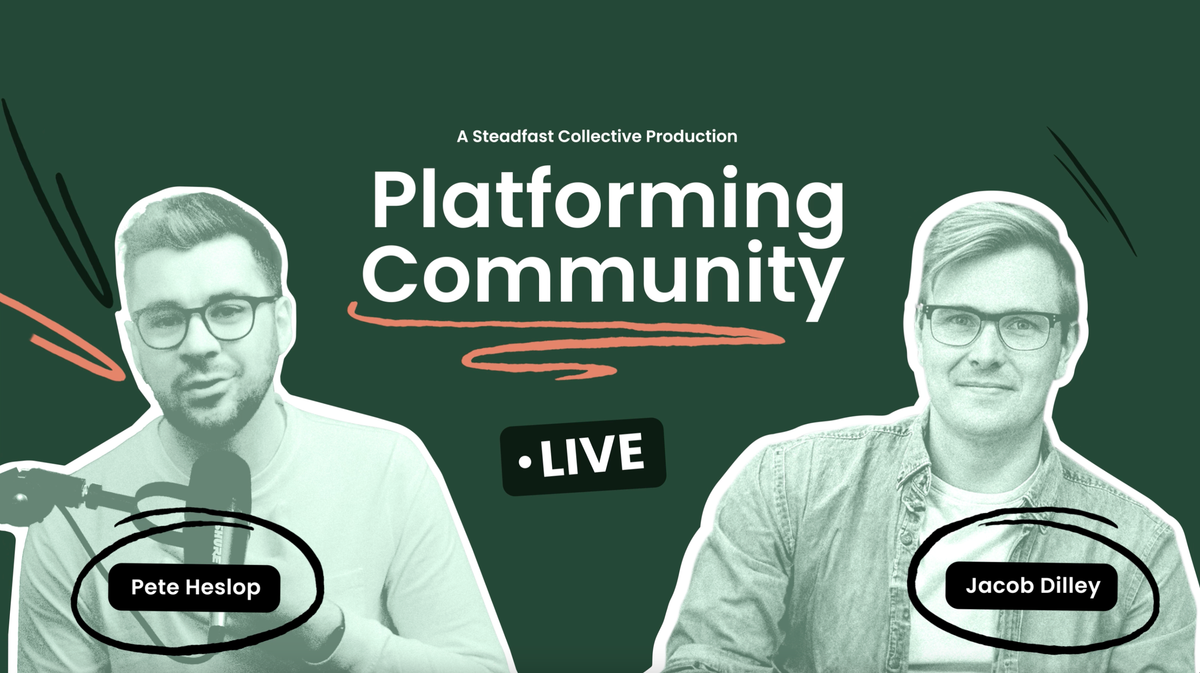 Platforming Community Live 🎉