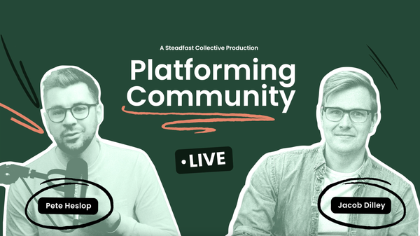 Platforming Community Live 🎉