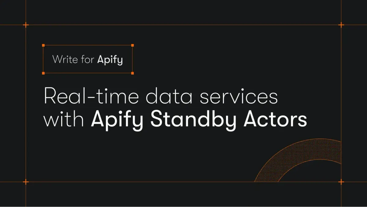 Turning Apify Standby Actors into real-time data services with WebSockets