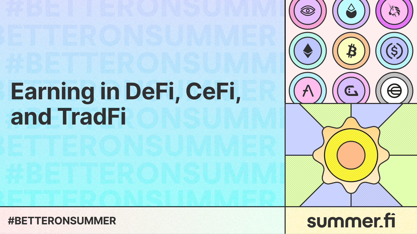 Earning in DeFi, CeFi and TradFi
